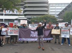Aksi Tolak RUU Penyiaran di Semarang, Lintas Asosiasi Profesi Wartawan dan Koalisi Masyarakat Sipil Geruduk DPRD