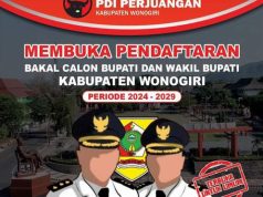 Hanya PDI Perjuangan yang Dapat Mengajukan Calon Bupati Secara Mandiri