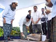 Peletakan Batu Pertama Diawali Doa Sembilan Ulama