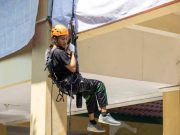 Mahasiswa Prodi K3 FKM UNDIP Gelar Latihan Keselamatan Kerja pada Ketinggian