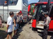 Jelang Musim Liburan, Polres Kudus Lakukan Pemeriksaan Ramp Check Bus Pariwisata