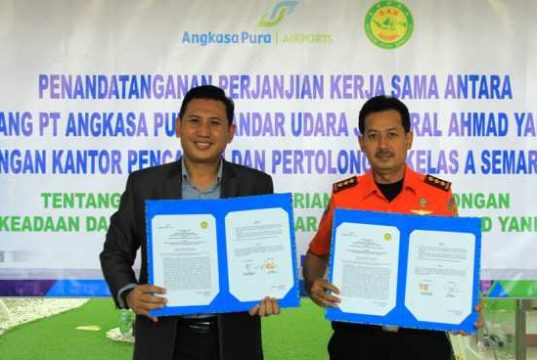 Bandara Ahmad Yani dan Basarnas Kerja Sama Layanan Keadaan Darurat