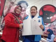 Bendahara PAN Kota Tegal Mendaftar Balon Wawalkot ke PDIP