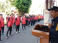 109 Atlet Pelajar Diberangkatkan ke Popda, Ali Hidayat Beri Target Juara Umum