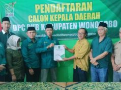 Agung Kusbiyanto, Ketua Bolone Mase Wonosobo Daftar CAbup Lewat PKB