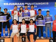 Sampangan Juara Bulu Tangkis Antarkelurahan Se-Kota Semarang