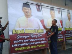Relawan Bolone Mas Luthfi Pasang Ratusan Baliho, Dukung Kapolda Jadi Gubernur Jateng