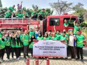 Pastikan Mampu Hadapi Situasi Darurat, Karyawan PMI Kab. Jepara Dilatih Pemadam Kebakaran
