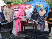 Baksos Bantuan Air Bersih Menyambut HUT Ke-78 Bhayangkara