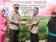 Gerakan Penghijauan Sambut HUT Ke-78 Bhayangkara