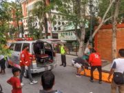 Sesosok Lelaki Ditemukan Tewas Tergantung di Tiang Lampu Taman Kota Purwodadi