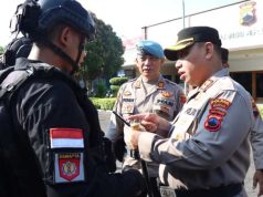 Cegah Judi Online, Kapolres Kudus Gelar Razia HP Anggotanya