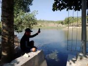 Gowes dan Mancing di Embung Jurang Jero, Berwisata dan Melatih Kesabaran