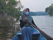 Waduk Greneng Spot Healing Instagramable Bersampan Memandang Gunung