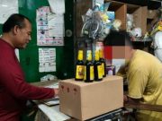 Polres Tegal Kota Sita Puluhan Botol Miras