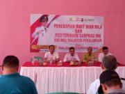 Manfaatkan Lahan Tergenang, Walikota Pekalongan Tebar Benih Nila
