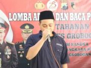 Tahanan Polres Grobogan Ikuti Lomba Azan dan Baca Puisi Jelang Hari Bhayangkara