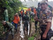FKPPI 1107/Wonosobo Tanam Pohon di Lokasi TMMD di Desa Timbang Leksono