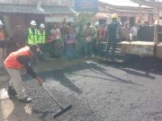 Bupati Wonosobo Lakukan Kick off Penanganan Jalan Rusak