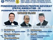USM-Peradi Didik Calon Advokat