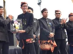 Busana Adat dan Kesenian Tradisional Meriahkan Launching Maskot Pilkada