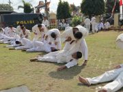 Personel Polres Kebumen Bripda hingga Iptu Ikuti Ujian Beladiri Polri