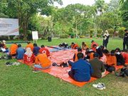 Puluhan Relawan Ikuti Simulasi Posko Bencana