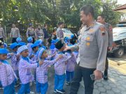 Puluhan Siswa TK Nurul Huda Purwodadi Geruduk Polres Grobogan, Apa yang Dilakukan?