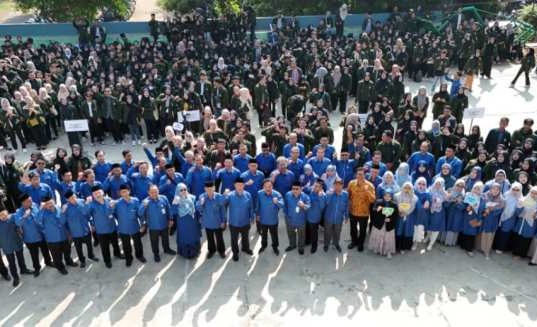 Kemeriahan Penerjunan KKN UNISNU Angkatan XVII Tahun 2024