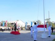 Berpakaian Adat, Ratusan Insan Semen Gresik Pabrik Rembang Ikuti Upacara Peringatan HUT Kemerdekaan RI