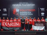 PB Djarum Beri Kado HUT Ke-79 RI dengan Piala Yuni Kartika dan Hariyanto Arbi