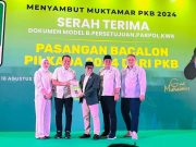 Dukungan Sudah Final, PKB Berikan Form B1-KWK kepada Sam’ani-Bellinda