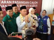 Sam’ani-Bellinda Paslon Pertama yang Mendaftar ke KPU Kudus