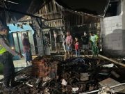 Kebakaran di Tlogorejo Tegowanu, Warga Padamkan Api dengan Peralatan Seadanya