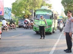 Kapolres Jepara Turun Langsung Atur Lalu Lintas Pagi