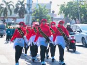 Gerak Jalan dalam Rangka Tujuhbelasan di Kudus Berlangsung Meriah