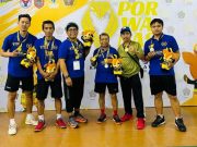 Tim Bulu Tangkis PWI Jateng Juara Umum di Porwanas 2024