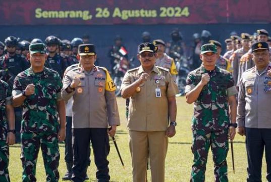 Sinergi TNI/Polri untuk Pemilu Damai di Jateng