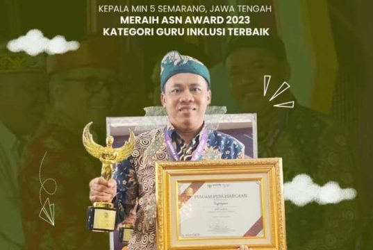Prestasi Supriyono Bikin Kakanwil Musta’in Ahmad Bangga
