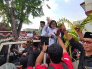 Pasangan Agustina-Iswar Daftar ke KPU Kota Semarang Diantar 2.000-an Pendukung