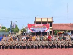 Wujudkan Pemilu Damai, Polres Jepara Gelar Apel Pasukan