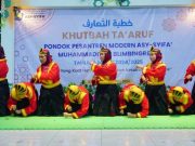 Tari Saman Semarakkan Khutbah Ta’aruf Ponpes Asy Syifa Blimbingrejo