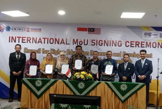 UMKU Jalin Kerja Sama Internasional Bersama Universitas Malaysia Kelantan