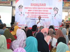 Bupati Kebumen Turunkan Tarif Retribusi Kios Pasar Rakyat
