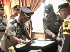 Sertijab Kabag Log dan Pengukuhan Sejumlah Kapolsek