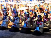 Tari Saman Massal, Diiringi Lagu Apuse Kokon Dao