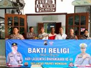 Bakti Religi Menyambut HUT Ke-69 Lalu Lintas