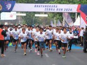 Bhayangkara Zebra Run 2024 di Polda Jateng, Ribuan Pelari Satu Tujuan untuk Keselamatan Bersama
