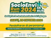 Menyongsong SocioEnvi Run 2024 UKSW, Lari Sehat dengan Jejak Hijau untuk Dunia