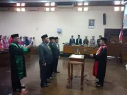 Tiga Wakil Ketua DPRD Grobogan Diambil Sumpahnya, PDI Perjuangan Belum Tetapkan Nama Ketua